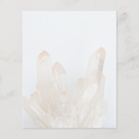 White Crystals Spa Salon Services Menu (Achterkant)