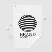 White Custom Business Logo Company Golfhanddoek (Insitu)