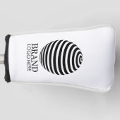 White Custom Business Logo Company Golfheadcover (Voorkant)