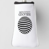 White Custom Business Logo Company Golfheadcover (Draai 90)
