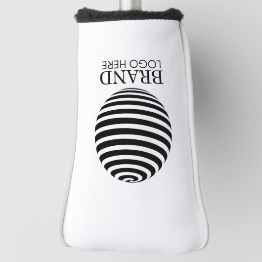 White Custom Business Logo Company Golfheadcover (Draai 90)