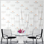 White Custom Two Business Company H. Backdrop Wandkleed