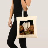 White Cyclamen Budget Canvas tas (Voorkant (product))