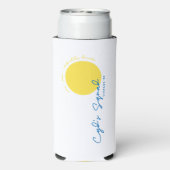 White Cyd's Squad Slim Koelbox Seltzer Blikjeskoeler (Seltzer Achterkant)