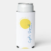 White Cyd's Squad Slim Koelbox Seltzer Blikjeskoeler (Seltzer Voorkant)