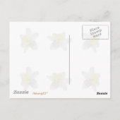 White Daffodil Briefkaart (Achterkant)