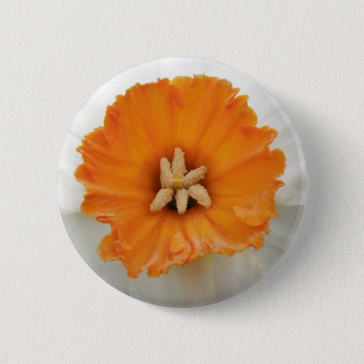 White Daffodil Button (Voorkant)