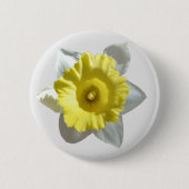White Daffodil Button (Voorkant)