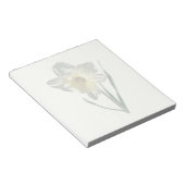 White Daffodil Notitieblok (Schuin)