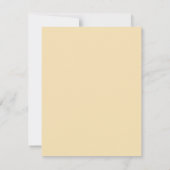 White Daffodils New Address Notice Aankondiging (Achterkant)