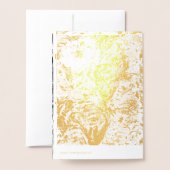 White Dahlia Folie Kaarten (Met envelop)