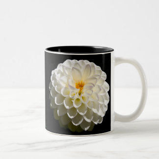 White Dahlias Tweekleurige Koffiemok