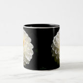 White Dahlias Tweekleurige Koffiemok (Center)