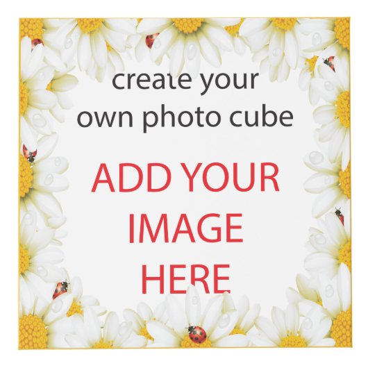 White Daisies and Lady Bugs Lijst VOEG UW AFBEELDI (Voorkant)