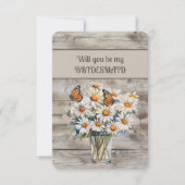 White Daisies and Monarch Butterflies Western (Voorkant)