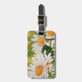 White Daisies Bagagelabel (Voorkant verticaal)
