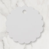 White Daisies Bedankjes Labels (Achterkant)