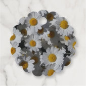 White Daisies Bedankjes Labels (Voorkant)
