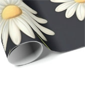 White Daisies Cadeaupapier (Rol Hoek)