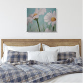 WHITE DAISIES CANVAS AFDRUK (Insitu (Slaapkamer))