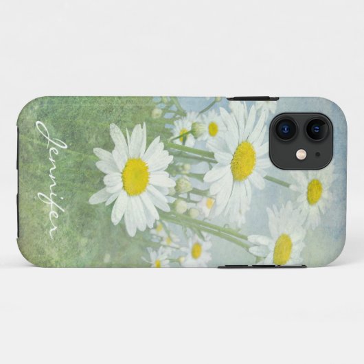White Daisies Case-Mate iPhone Case (Achterkant (horizontaal))