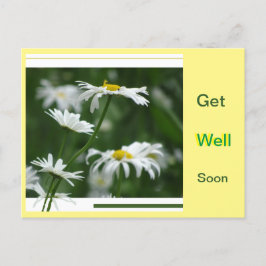 White Daisies Collage Cust. Binnenkort Briefkaart