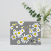 White Daisies Cust. Kleur 2 Profiteer snel van een Briefkaart (Staand voorkant)