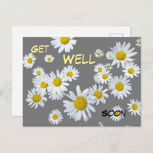 White Daisies Cust. Kleur 2 Profiteer snel van een Briefkaart (Voorkant / Achterkant)