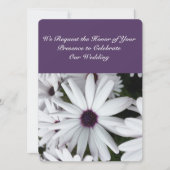 White Daisies Custom 5,5 x 7,5-inch uitnodigingen (Voorkant)