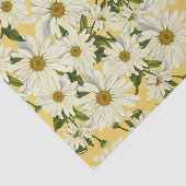 White Daisies Daisy Flower Yellow Bright Party Tissuepapier (Detail)