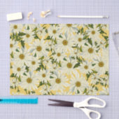 White Daisies Daisy Flower Yellow Bright Party Tissuepapier (Craft)
