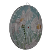 WHITE DAISIES DARTBORD (Voorkant Links)