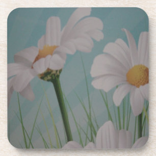 WHITE DAISIES DRANKJES ONDERZETTER