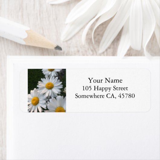 White Daisies Etiket (Insitu)