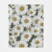 White Daisies Fleece Deken (Voorkant)