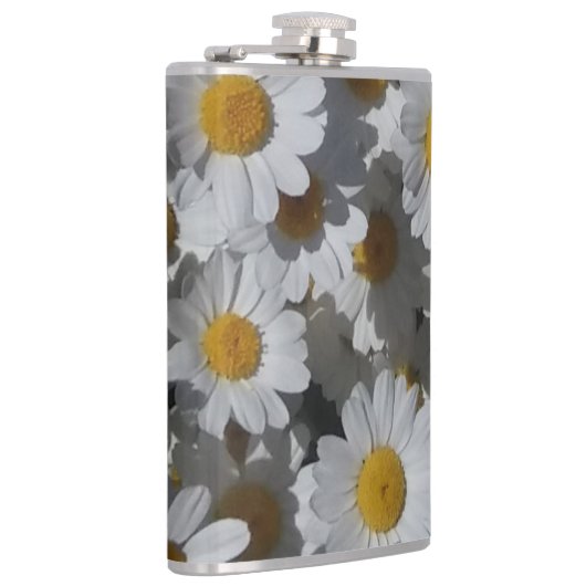 White Daisies Heupfles (Rechts)