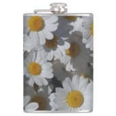 White Daisies Heupfles (Voorkant)