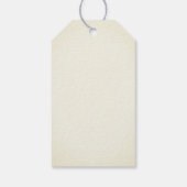 White Daisies in Milk Bottle Wedding Favor Labels Cadeaulabel (Achterkant)