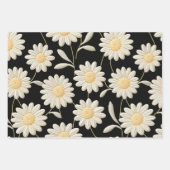 White Daisies Inpakpapier Vel (Voorkant 3)