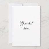 White Daisies Kaart (Achterkant)