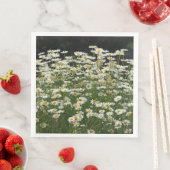 White Daisies Napkins Servet (Insitu)
