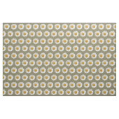 White Daisies on Taupe Background Stof (Yard (91,4 cm))