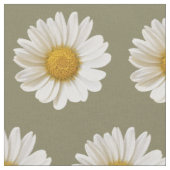 White Daisies on Taupe Background Stof (Close Up)