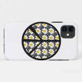 White Daisies Peace Sign Case-Mate iPhone Case (Achterkant (horizontaal))