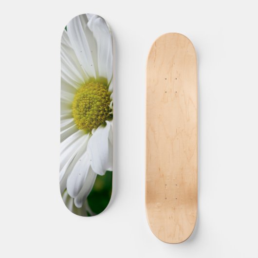 White Daisies Persoonlijk Skateboard (Voorkant)