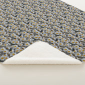 White Daisies Sherpa Blanket Deken (3/4)