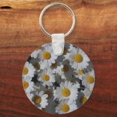 White Daisies Sleutelhanger (Achterkant)