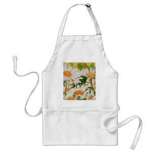 White Daisies Standaard Schort