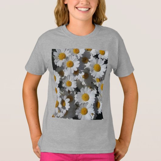 White Daisies T-shirt (Voorkant)