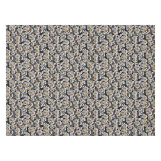 White Daisies Tafelkleed (Voorkant (Horizontaal))